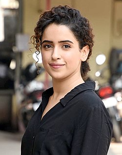 Sanya Malhotra vuonna 2019.