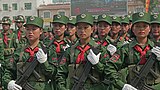 佤邦联合军女兵