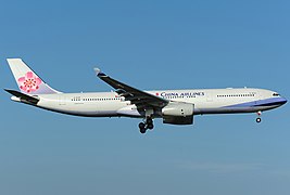 China Airlines Airbus A330-300 with Rolls-Royce Trent 700 engines (leased from Virgin Atlantic)