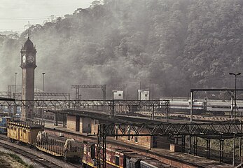 "Paranapiacaba Station" in Santo André, São Paulo State.