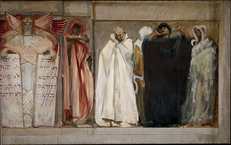 File:John Singer Sargent - Study for "Frieze of Prophets," Boston Public Library - 1937.209 - Fogg Museum.jpg