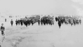 Uyghur reinforcements from Khotan marching to Kashgar