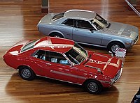 1971 Red GT Toyota Celica, a show winner at the Australian Motorclassica Concours d’elegance[19]