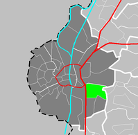 Ligking van Hier in de gemeinte Mestreech