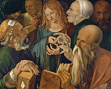 Albrecht Dürer: La dekdujara Jesuo inter la skribistoj