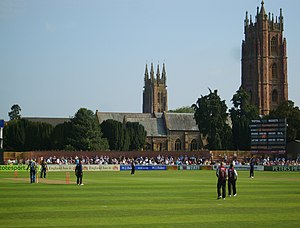 Blick auf County Cricket Ground