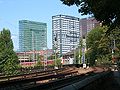 Train near station Berliner Tor