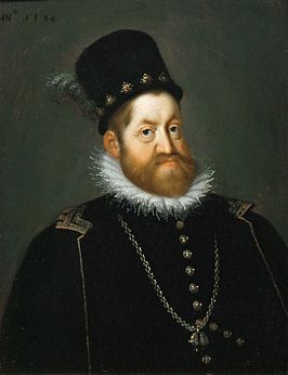 Portret van Rudolf II (1594), Joseph Heintz de Oudere, Kunsthistorisches Museum