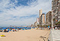 Playa de Levante e grattacelos de Benidorm