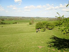 The hills are behind us Six Dales Trail entering Wensleydale - geograph.org.uk - 4453876.jpg