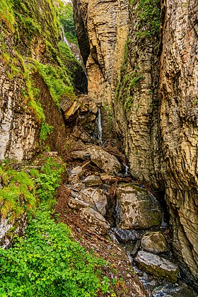 Le fond des gorges.