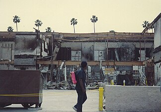 The LA riots left parts of LA in ruins.