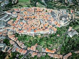 Aerial view of Saint-Flour