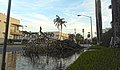 Broken water main on 1500 block of Pennsylvania Avenue, view south