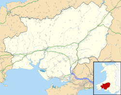 Ferryside television relay station is located in Carmarthenshire