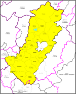 Mappa della diocesi