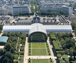 Vue extérieure du Grand Palais Éphémère.