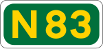 N83 road shield}}