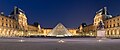 Image 8The Louvre, Paris, showing the glass-and-metal Pyramid, designed by I. M. Pei to act as the museum's main entrance, and completed in 1989