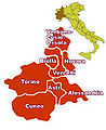 Provinserna Piemonte