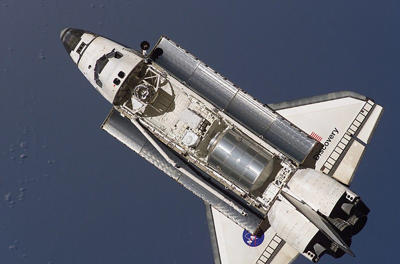 File:STS-121 Discovery approaching ISS.jpg