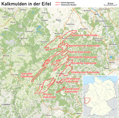 Kalkmulden in der Eifel