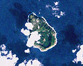 Imagen satelital de Aogashima