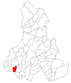 Location of Porumbeni