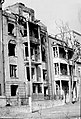 Urbicide: one of 35,000 buildings destroyed by shells from Serb positions in the surrounding hills. By the end of 1993 most of the city's buildings had been hit.