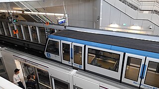 MP 89 CA en livrée Île-de-France Mobilités à la station Bagneux - Lucie Aubrac sur la ligne 4.