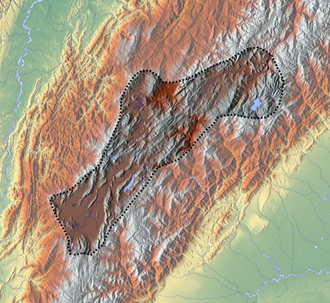 Pedro Ruíz Corredor is located in the Altiplano Cundiboyacense