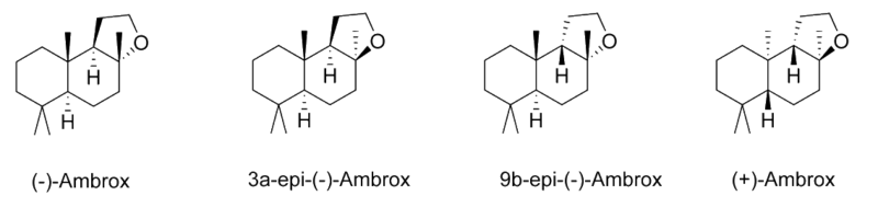 File:Ambrox - Einige Diastereomere.png