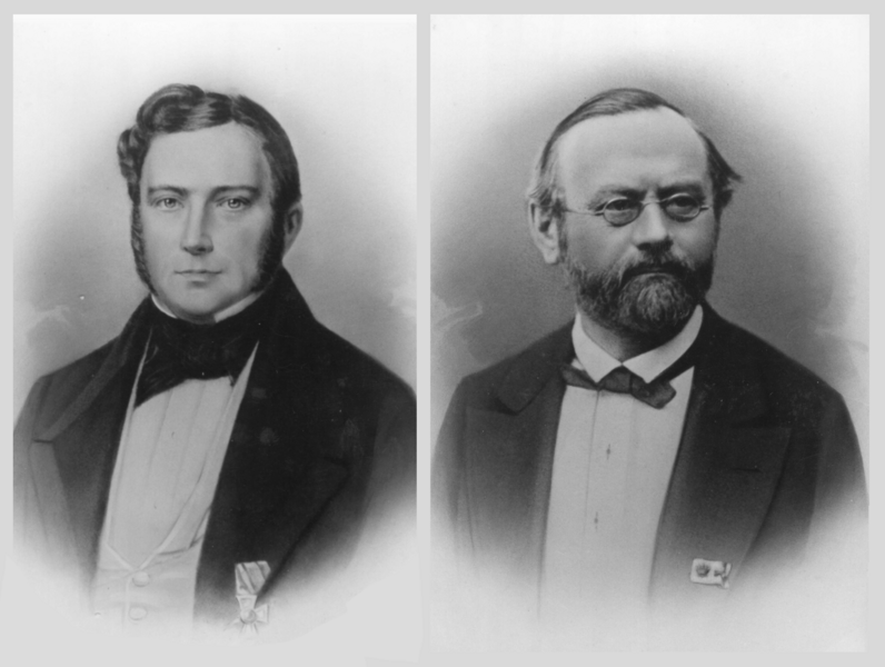 File:Historische Bilder (7) Bürgermeister Emil Albrecht Carl von Bennigsen-Förder und Heinrich Carl Conrad von Holleuffer.png