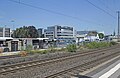 Paderborn Hbf mit Blick auf das Bahnhofviertel