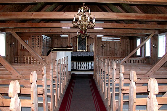 Church of Porkeri (inside)