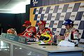 Valentino Rossi, Casey Stoner and Loris Capirossi