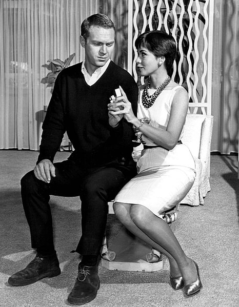 File:Steve McQueen Neile Adams 1960.JPG