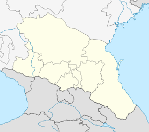 2014 Winter Paralympics torch relay is located in North Caucasian Federal District