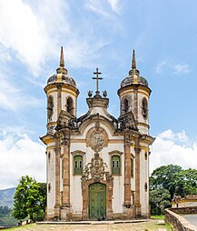 Church of São Francisco de Assis, Ouro Preto, Minas Gerais, Brazil, by Aleijadinho, 1765–1788