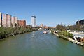 The Pisuerga River (tributary to the Duero) in Valladolid