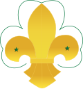 Den franska liljan, som är scoutrörelsens symbol