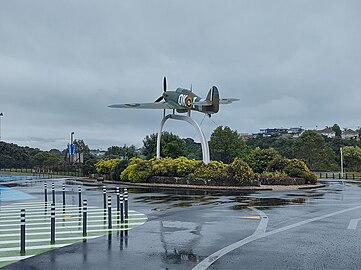 Réplique d'un Hurricane au musée du transport et de la technologie d'Auckland.