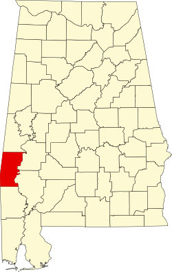 Koartn vo Choctaw County innahoib vo Alabama