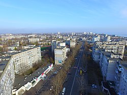 Myru Avenue - one of the main streets of the city