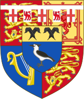 Arms of Birgitte, Duchess of Gloucester.