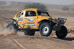 Volkswagen Beetle turned into a Baja Bug for off-road racing