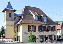 Ang Town Hall sa Bourbach-Le-Bas