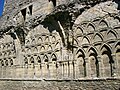 Arcs entrecroisés et superposés. Monastère de Wenlock Priory. Much Wenlock, Shropshire.