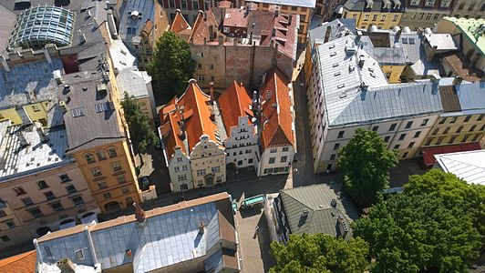 Residential building complex, Old Rīga, by Dāvis Barbars