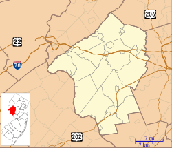 Lambertville Historic District is located in Hunterdon County, New Jersey